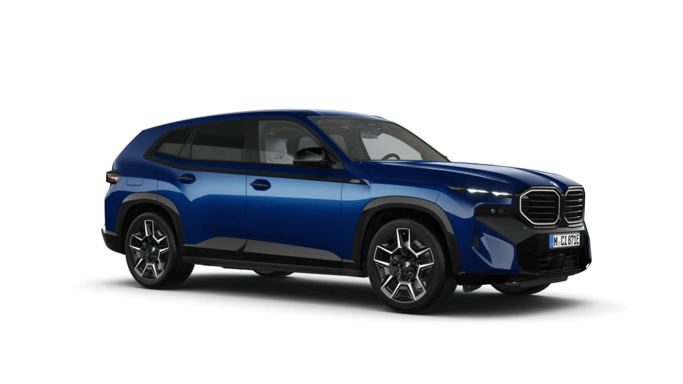 BMW XM 50e marina bay blue