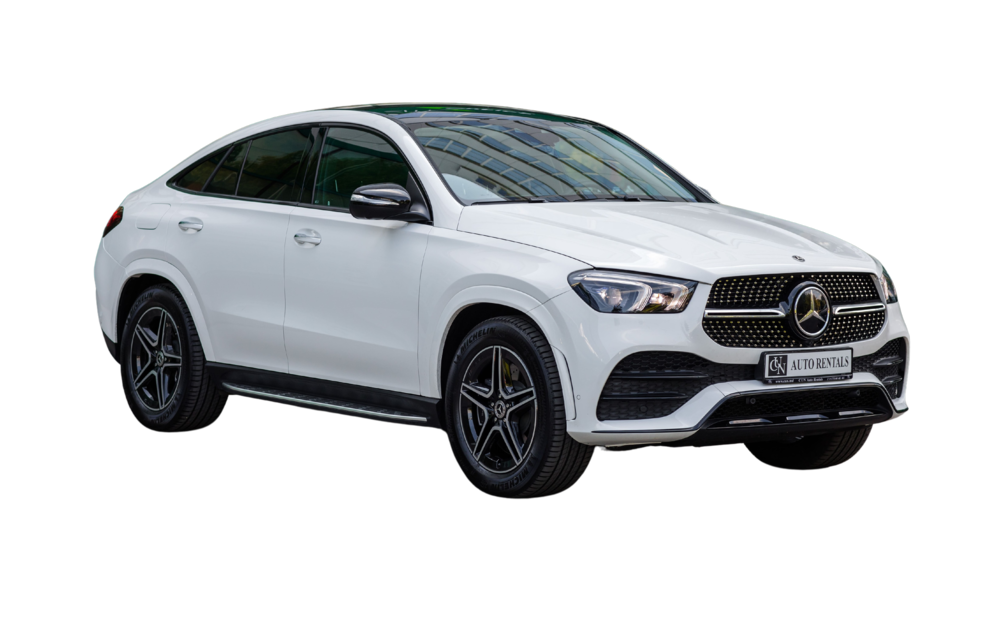 Mercedes-Benz GLE 400 d 4MATIC Coupe polar white